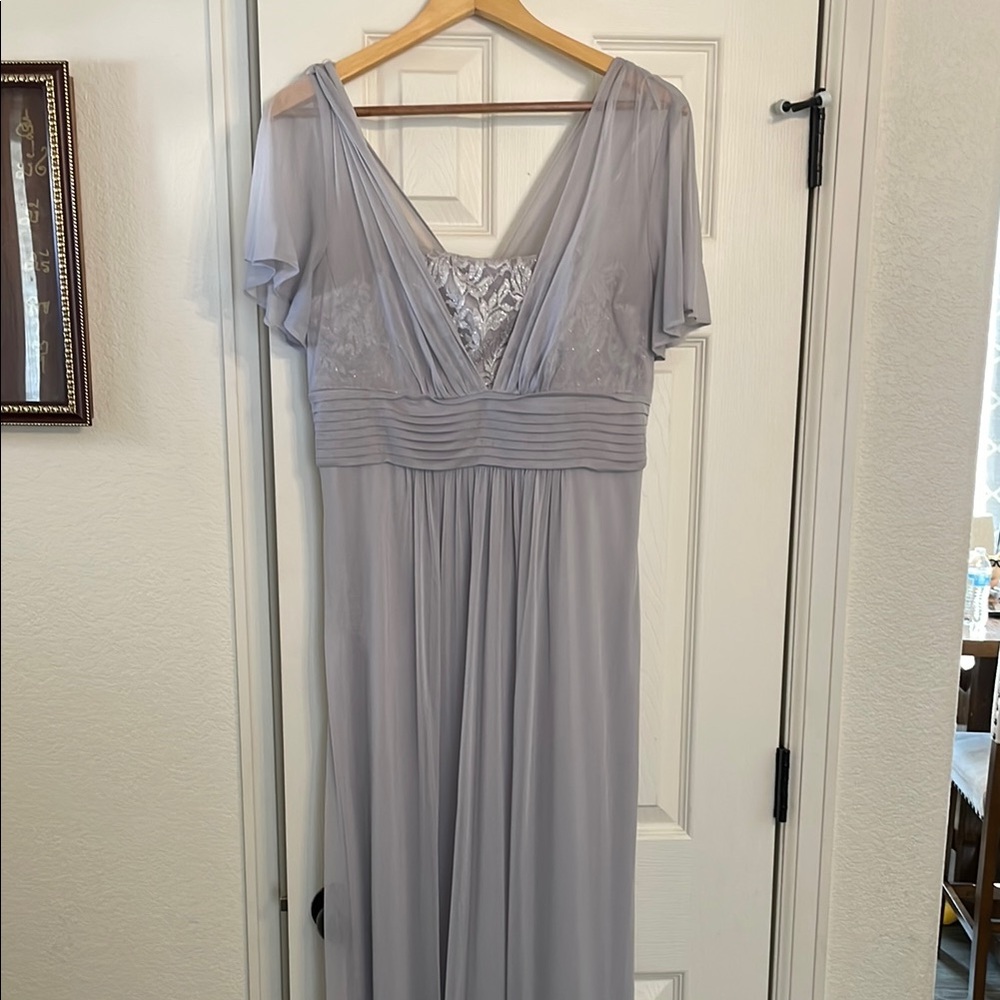 Elegant Lavender Evening Gown